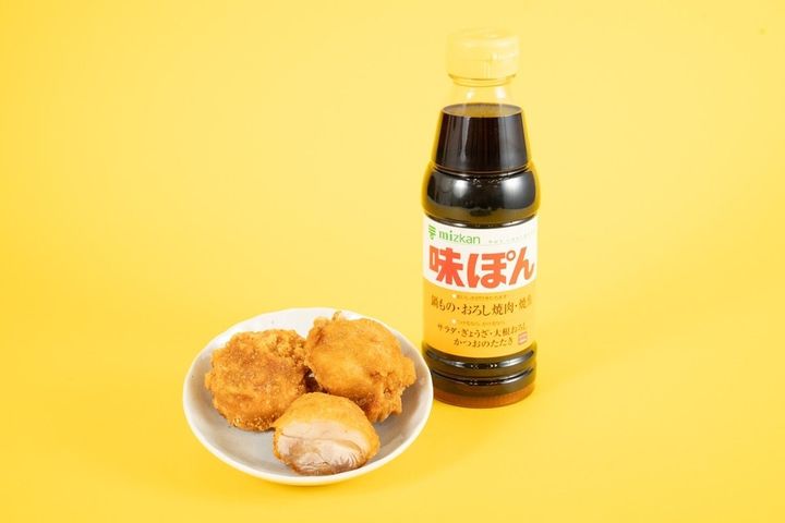 ファミから（味ぽん味）と味ぽんのボトル