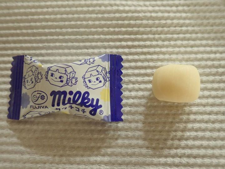 ダイソー：不二家 カッチコチミルキー袋 32g