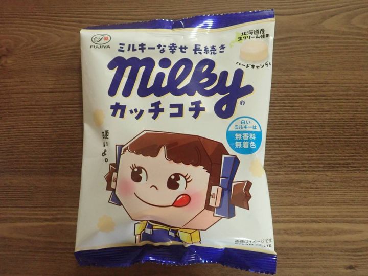 ダイソー：不二家 カッチコチミルキー袋 32g
