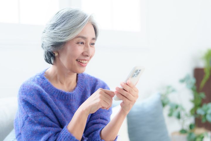 AIを使う女性