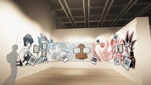 CHAPTER Ⅲ MONSTER DESIGNER：「決闘者の王国編」「バトル・シティ編」の原画を中心に展示。千年パズルのフォトスポットも登場