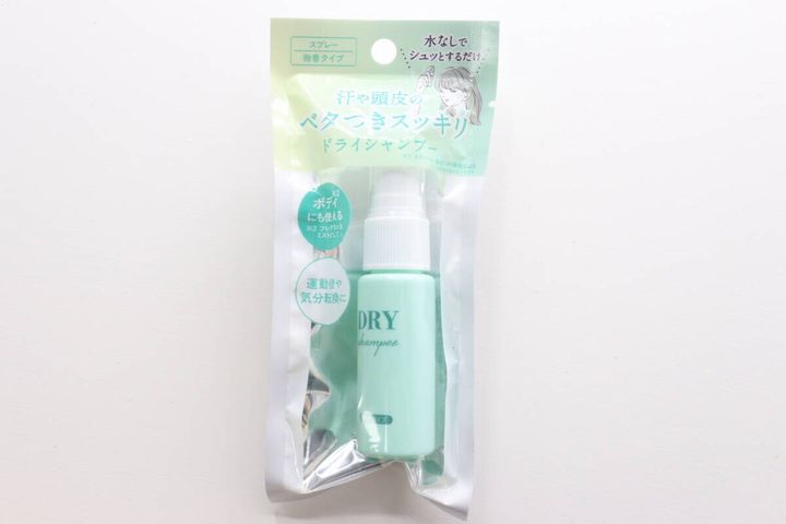 セリアのMBドライシャンプー微香タイプのパッケージ