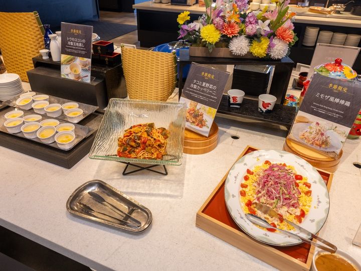 季節限定メニューのコーナー