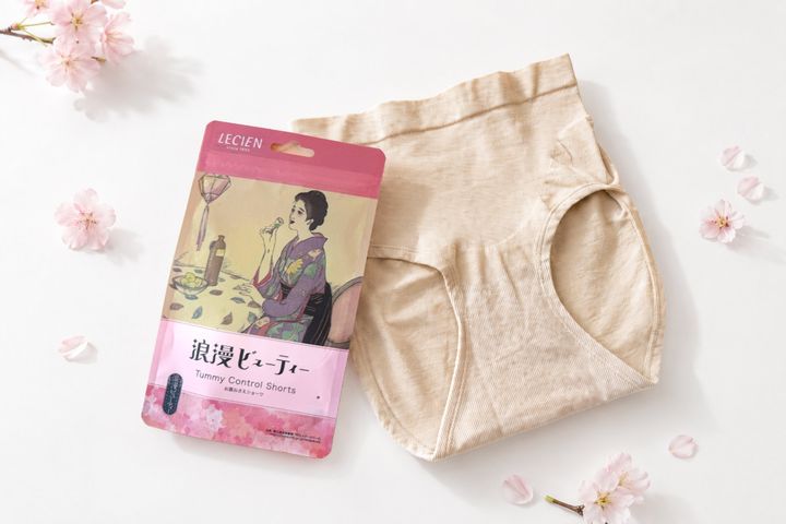 浪漫ビューティー(お腹おさえショーツ)のパッケージと商品