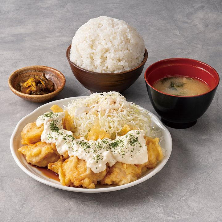 秘伝ダレのチキン南蛮定食(4個)