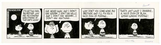  「PEANUTS」原画 1969年7月21日 (C) Peanuts Worldwide LLC