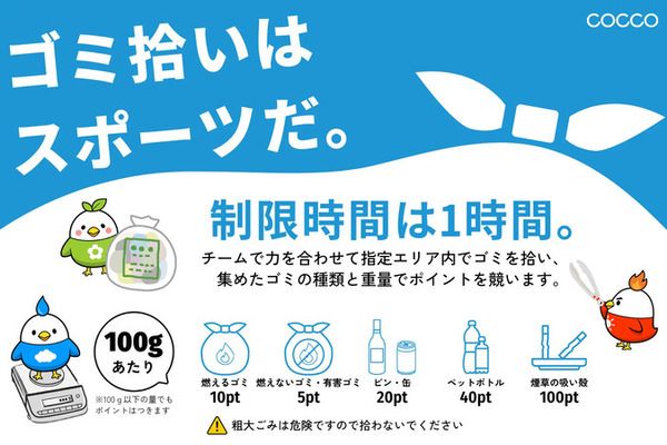 【広島県呉市】ゴミ拾いでポイントを競う「スポGOMI大会」開催！くれエコフェスタとコラボも