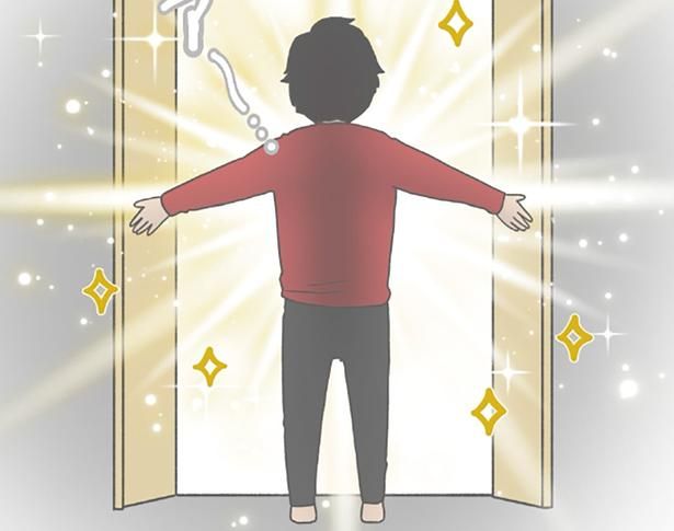 トイレ横の収納棚 （C）チリツモル／KADOKAWA