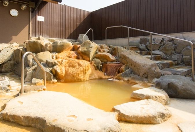 川の駅 船小屋恋ぼたる温泉館露天風呂