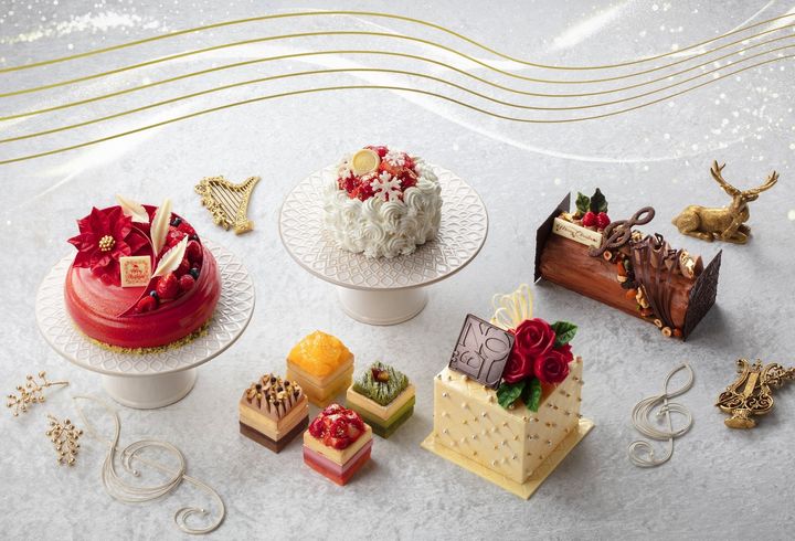 4種のクリスマスケーキが並ぶ「Christmas Cake 2026」