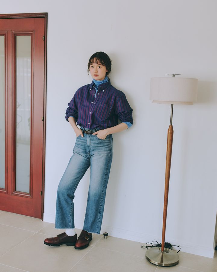 ストライプシャツって、着るだけで気持ちが引き締まるよね【FUDGE 9月号連動企画 – 今日もシャツ気分！ | DAY 13】