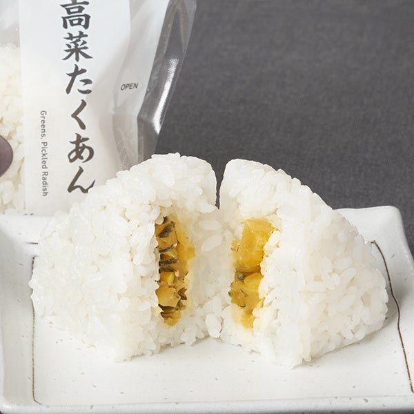高菜たくあんの断面