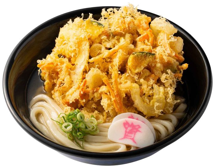ジャンボ野菜かき揚げ天うどんの野菜かき揚げ天