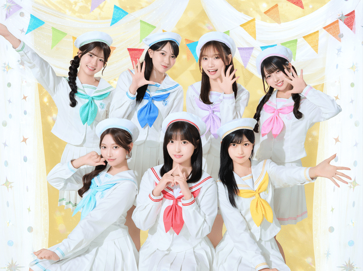 SUNNY PARADEメンバー7人の集合カット
