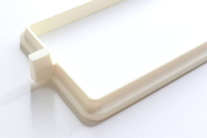 シリコンクッキングリングの角部分のアップ