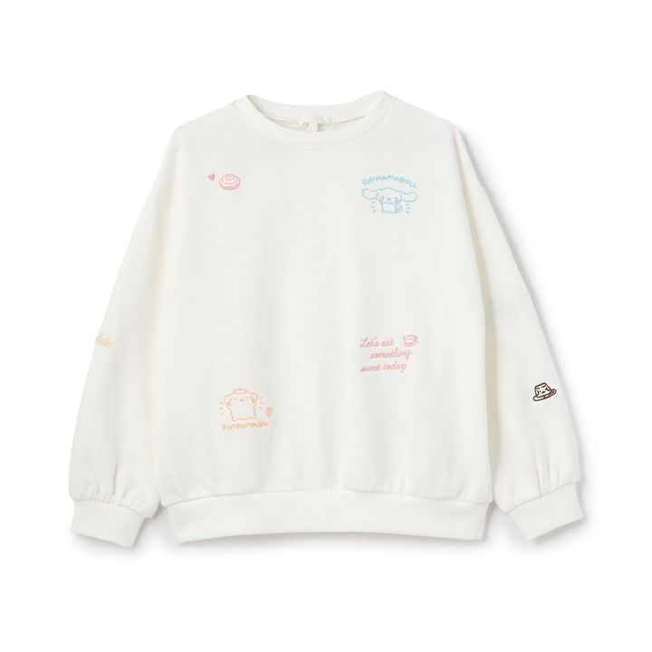 3キャラクターの刺繍が入ったアソートカレッジロンT