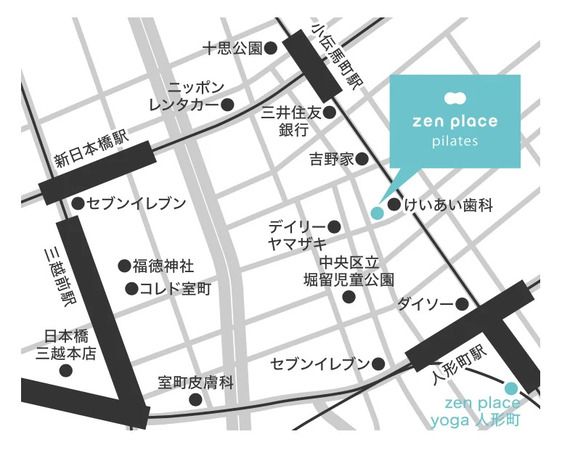 【東京都中央区】駅近＆広く開放的なピラティス専門スタジオ「zen place pilates 人形町スタジオ」OPEN