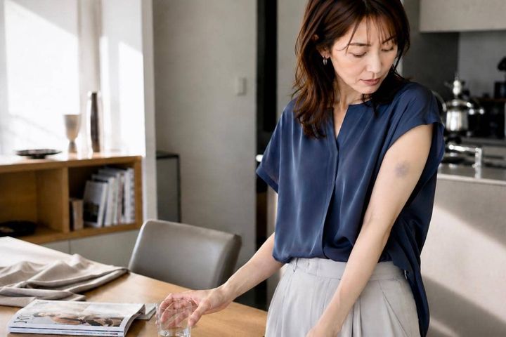 「少しぶつけただけなのに青あざが…」40代以降“あざができやすくなる”理由
