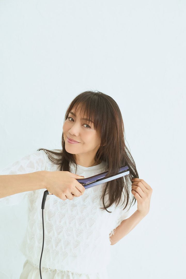 Tips【2】ヘアアイロンはサッと通す