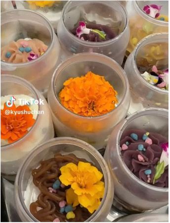 【大分県竹田市】「ハニカムcafe」からエディブルフラワーを使った缶スイーツ「花パフェ」6種が新登場
