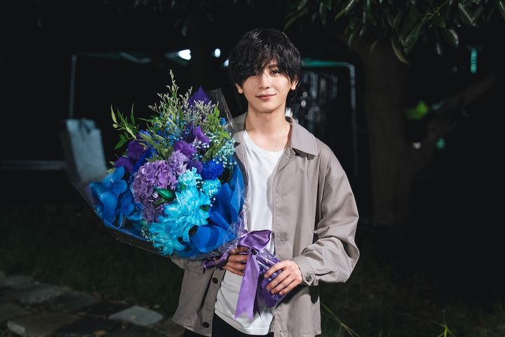 山田涼介のクランクアップ写真 ドラマ『一次元の挿し木』 （C）松下龍之介／宝島社／ytv width=