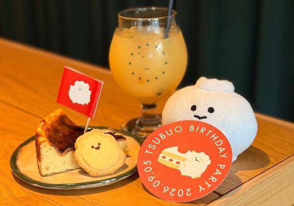 【東京都渋谷区】ぬい活できる“ポップコーンのつぶお”誕生日イベント開催！限定グッズ＆メニューも
