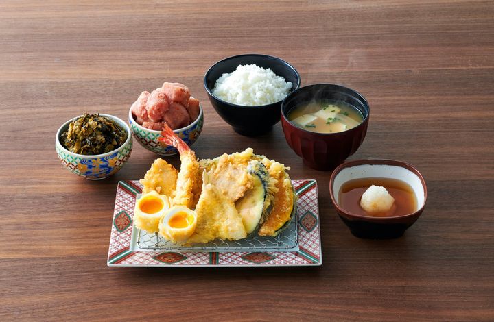 博多天ぷらやまやの天ぷら定食