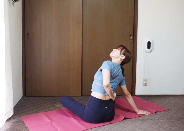 側屈のストレッチ