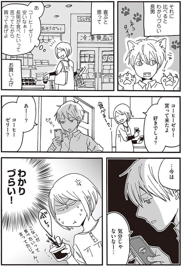 わかりづらい長男 （C）月野まる／KADOKAWA