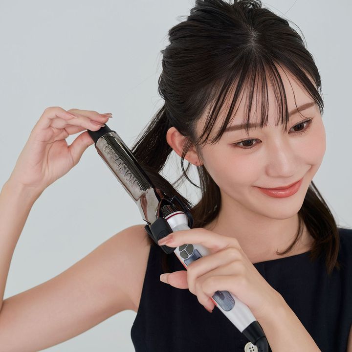 コテでミックス巻き