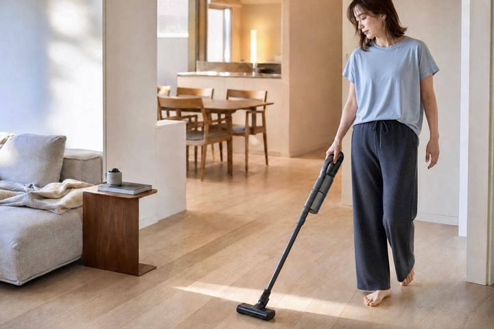掃除機、速く動かしすぎてない？ゴミを取り残しにくくするには“ゆっくり往復”が基本