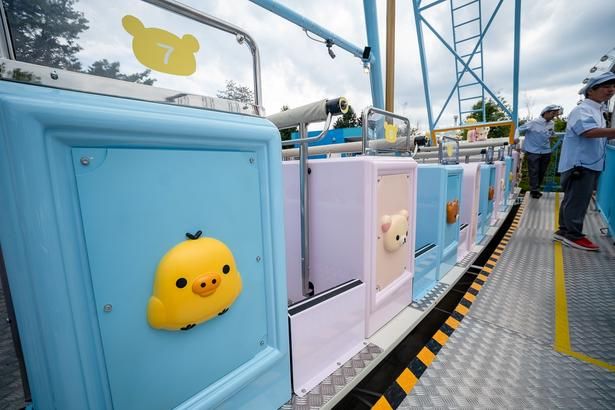 船体には、キャラクターたちの顔がデザインされている