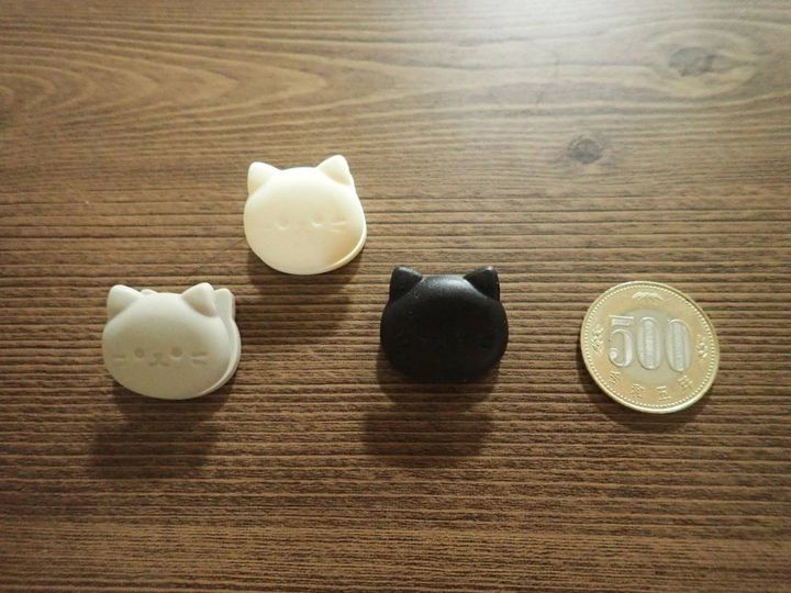 DAISO(ダイソー)：アニマルクリップ(ねこ、3個)