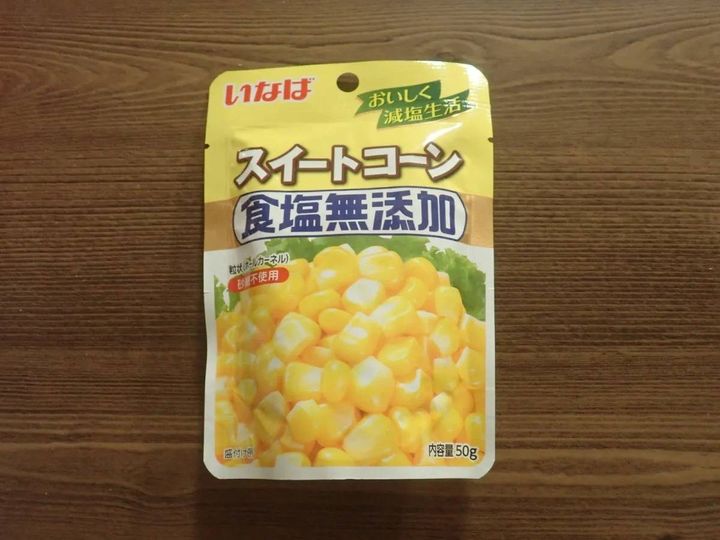 DAISO(ダイソー)：いなば 食塩無添加スイートコーン 50g