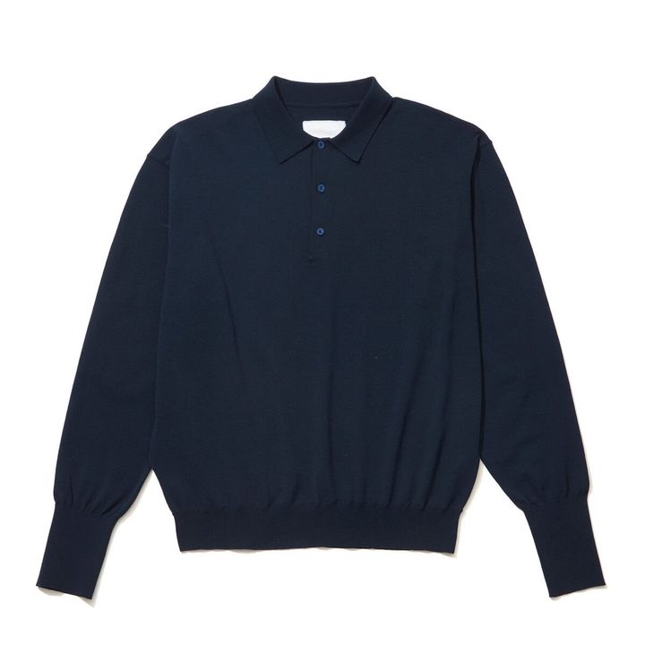 ニットポロ L/S ¥24,200