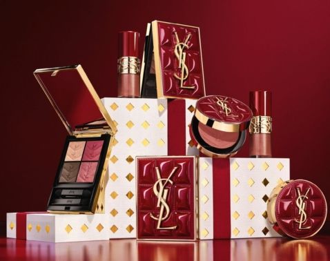 YSL BEAUTY【2026年クリスマスコフレ】“チェリー色”アイパレや偏光ツヤ