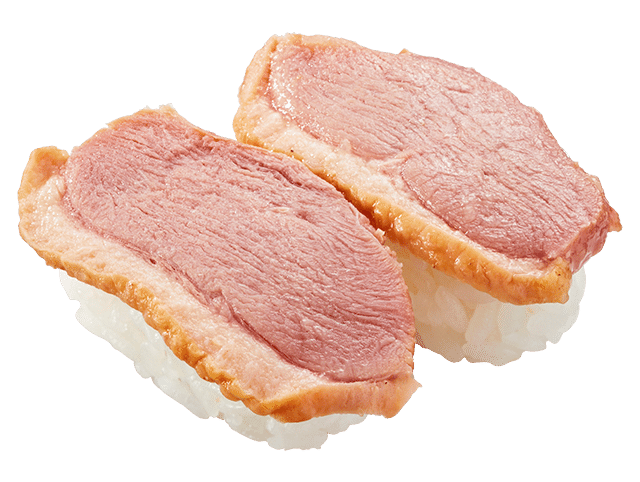 合鴨ロースのにぎり寿司