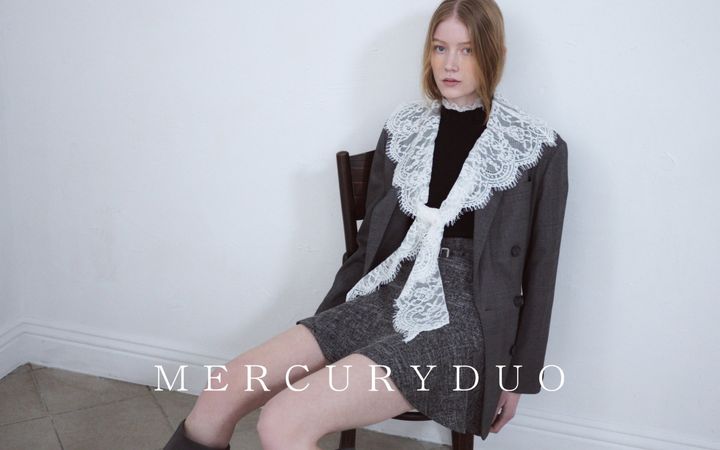 MERCURYDUOのグレーコーディネート参考カット