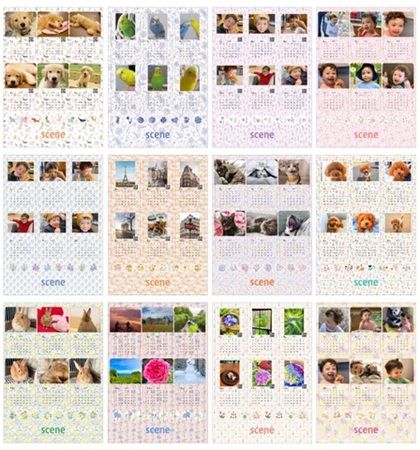 好きな写真でスマホサイズのカレンダー作成！「フォトカレンダーシール」が新登場