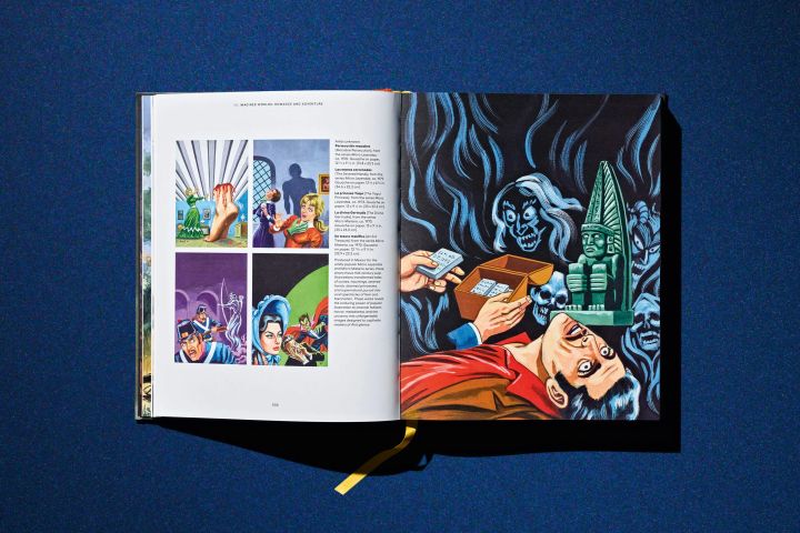 TASCHEN公式図録・怪奇的なイラストを複数掲載した見開き