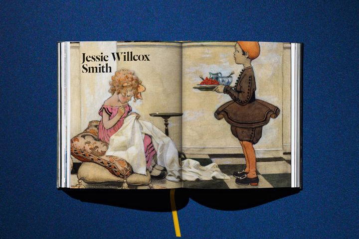 TASCHEN公式図録・子供を描いたジェシー・ウィルコックス・スミスの見開き