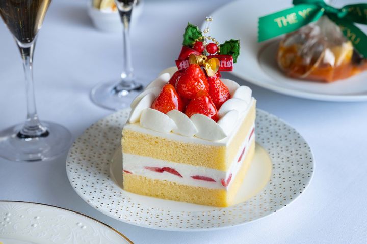 クリスマスケーキの断面