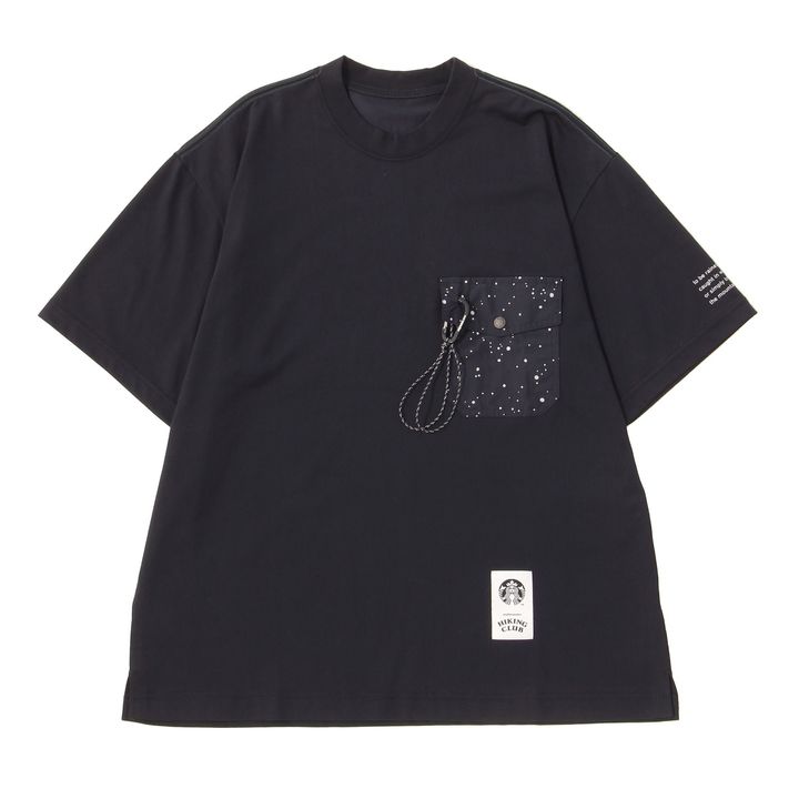 STARBUCKS×and wanderコラボのポケットTシャツ
