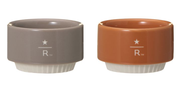 「スターバックス リザーブ® ミニボウル グレー/ライトブラウン」各1600円