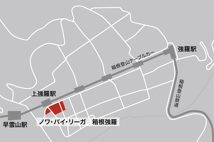 最寄り駅からのアクセス案内図