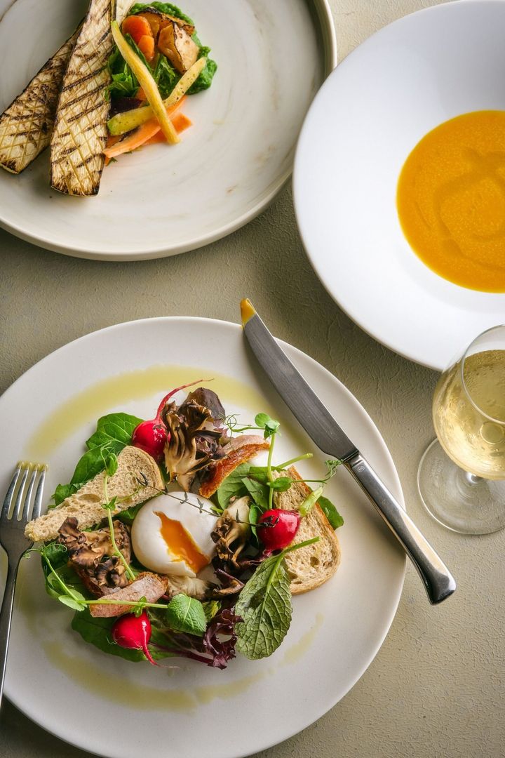 WOODSIDE diningのAutumn Vegetarian Course（イメージ）