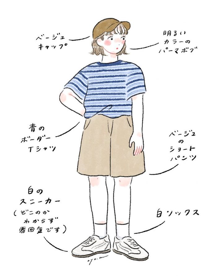ボーダーにご注目【FUDGENA：aya.mの街で見かけたおしゃれさん vol.40】