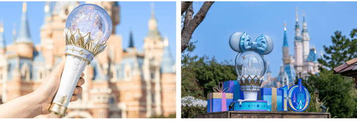 マジック・スター・ワンドと上海ディズニーランドの装飾