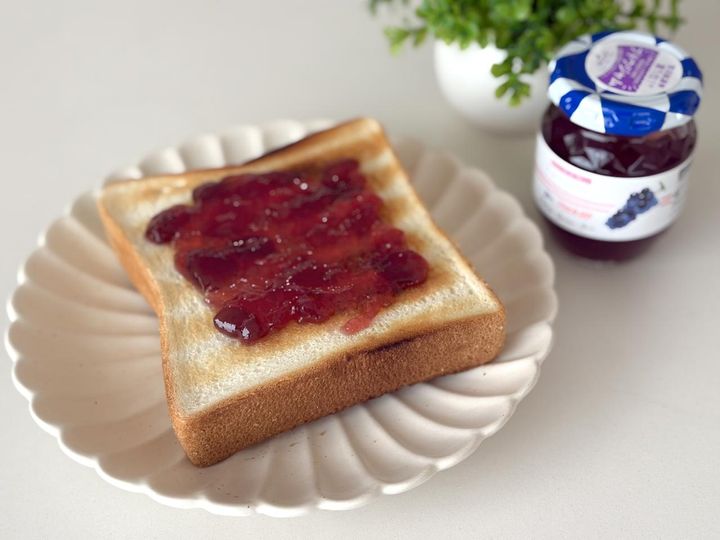 画像1: 温かいトーストにのせてみると……