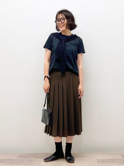 【ユニクロ】上品かつ軽やかな「シフォンプリーツミディスカート」